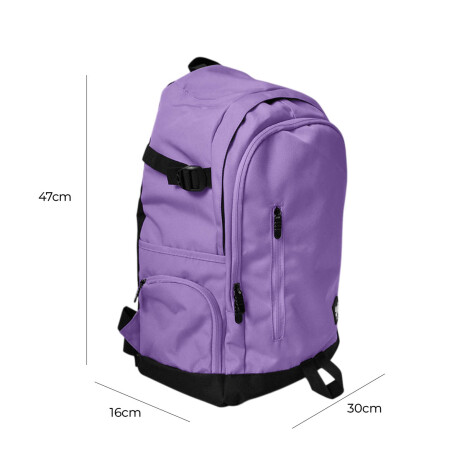Mochila Liceal Expert Impermeable Viaje Estudiante Violeta