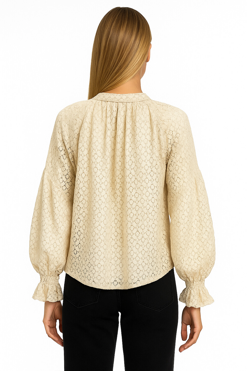 Blusa Florici Beige Claro