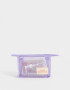 Set de Viaje Liso Set De Botellas De Viaje En Bolsa - Violeta Lila