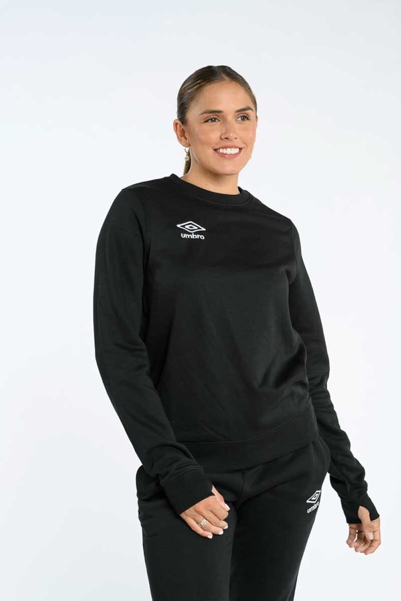 BUZO HOMBRE UMBRO BASICO FELPA Negro