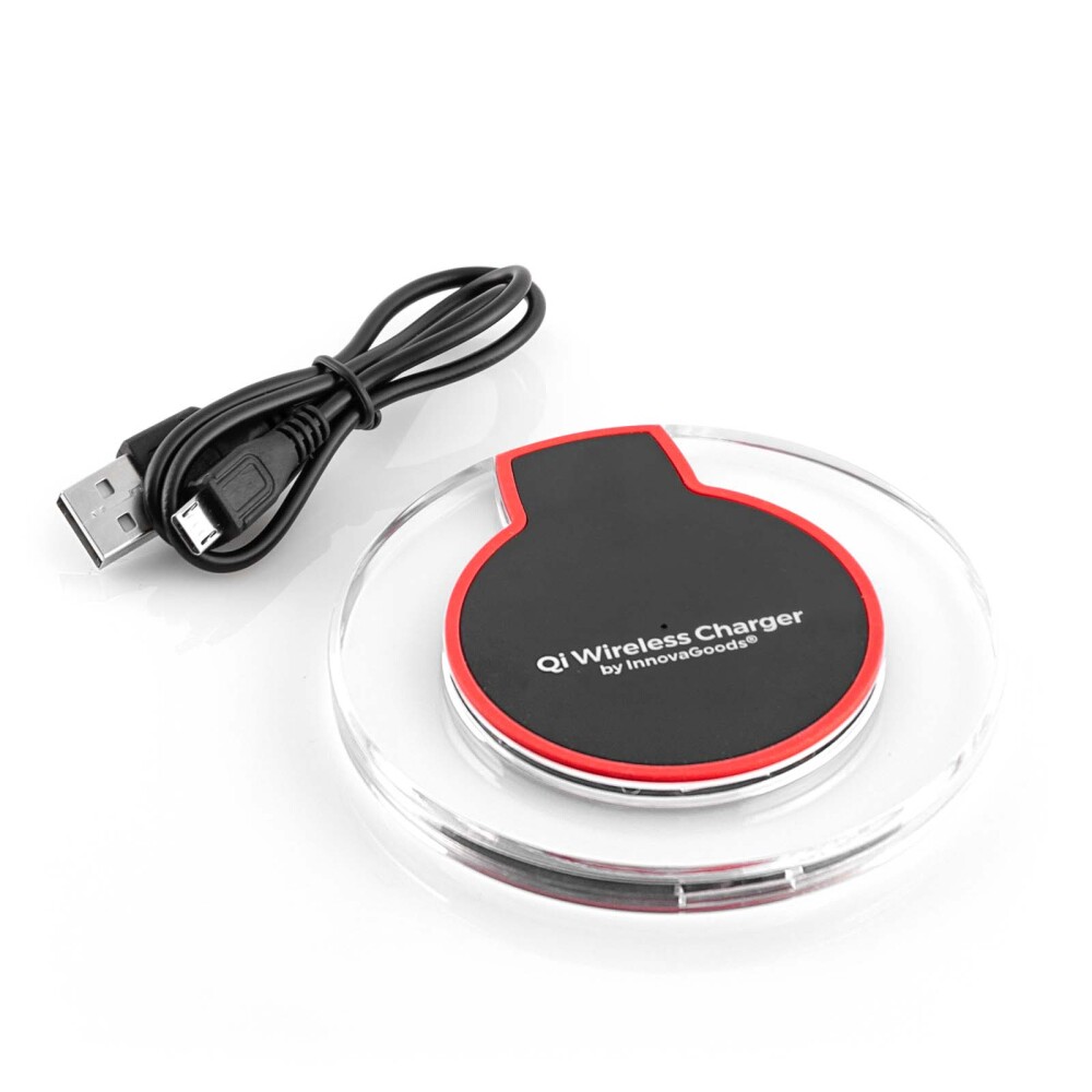 CARGADOR INAL SMARTPHONES QI ABS TRANSPARENTE INNOVAGOODS