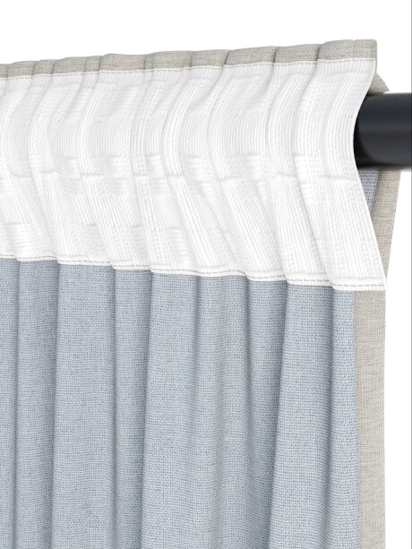 Cortina opaca LEKA 1x140x300 gris cálido Cortina opaca LEKA 1x140x300 gris cálido