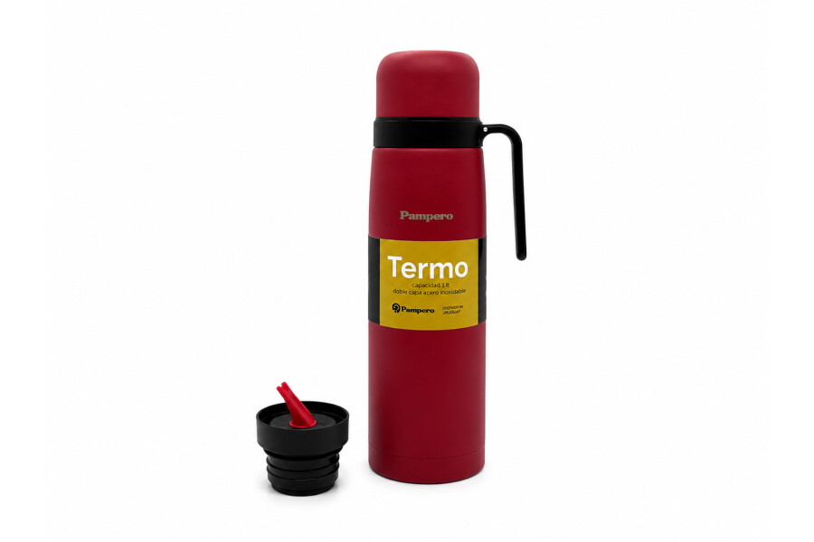 TERMO MANIJA RIGIDA 1LT 9023 Rojo
