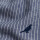 Camisa Lino Short Collar Rayas Azul Noche