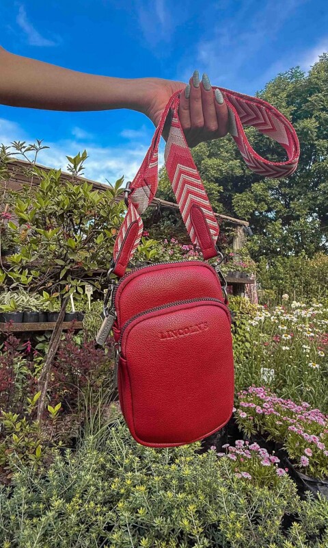 PHONEBAG / PORTA CELULAR VALERIANA GRANATE