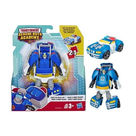 Figura Juguete Transformers Rescue Bots Academy 11cm Hasbro - Optimus Prime Chase the Police-Bot