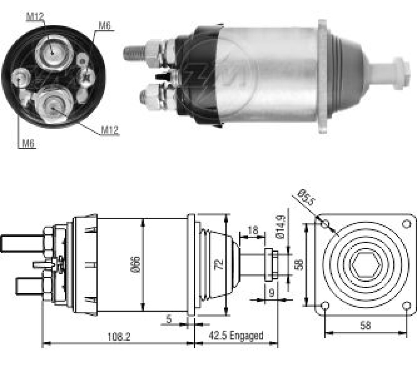 AUTOMATICO DE ARRANQUE MERCEDES BENZ TRUCKS 24V BOSCH JE ZM 