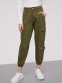 Pantalon Hollien Verde Oliva