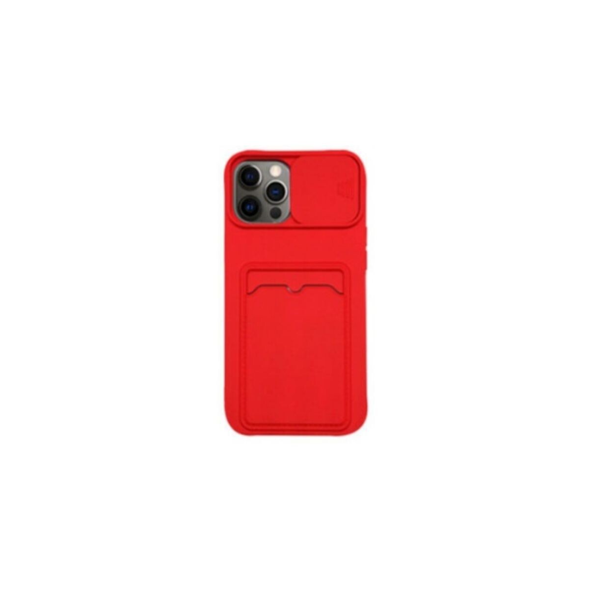 Protector cubre cámara para Samsung A02 rojo 