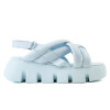 Sandalias Chill Sunday tiras trensadas de Mujer 2088-1 Azul Claro