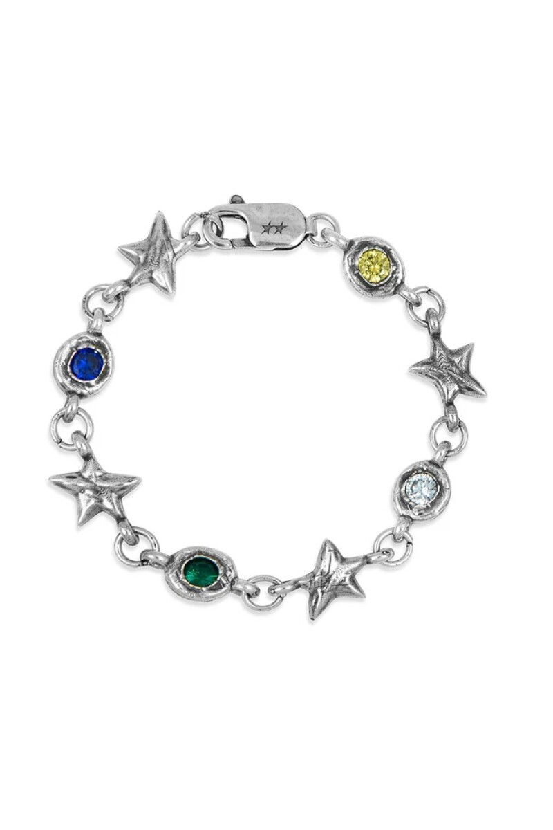 Multicolor Squadra Bracelet Plata