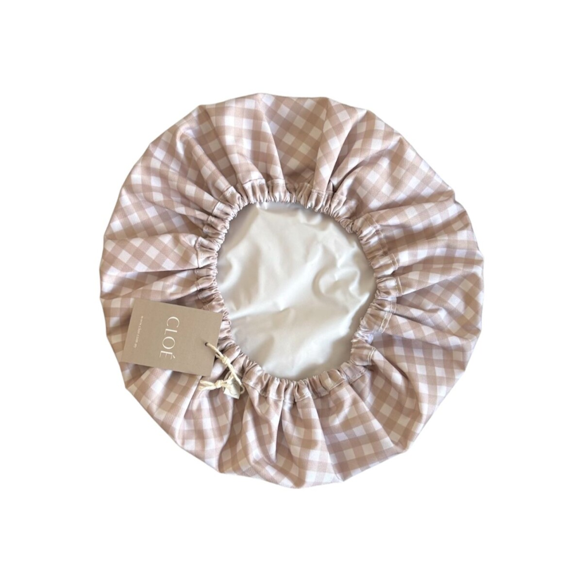 Gorra de Baño L - Vichy Beige 