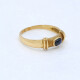 Anillo En Oro 18K Y Zafiro Anillo En Oro 18K Y Zafiro
