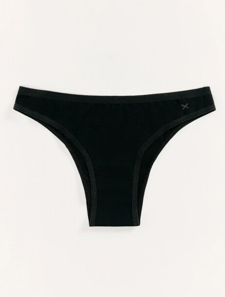 CONJUNTO DE 3 BOMBACHAS TIPO TANGA DE TELA DE MALLA NEGRO
