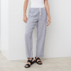 Pantalon Lino BLANCO/AZUL