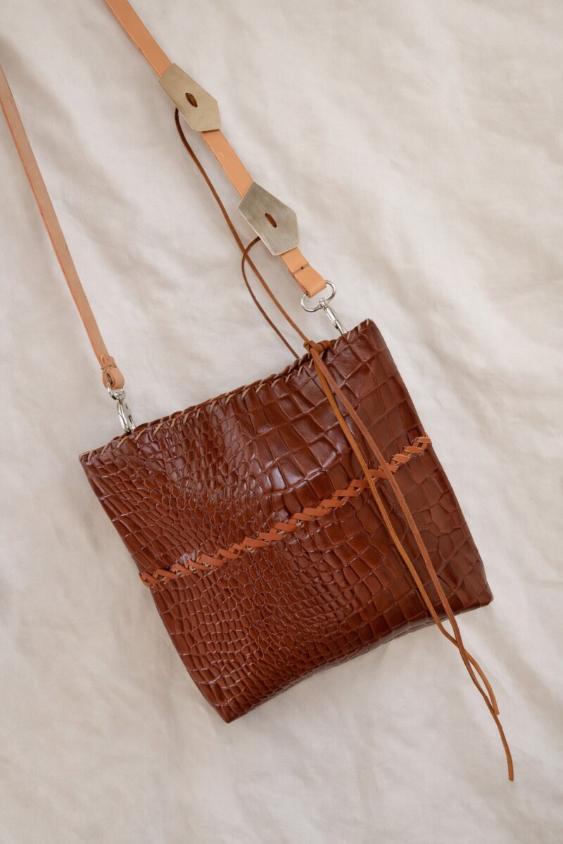 Jewel Envelope Bag - Caramel 