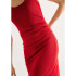 VESTIDO MIDI FEM VERMELHO ESCURO