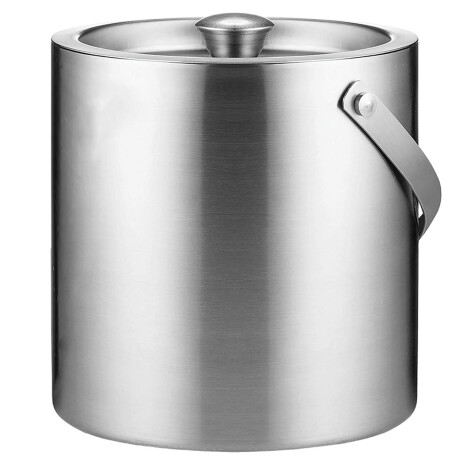 Hielera de Acero Inoxidable Doble Pared Acero Pulido Selecta 15cm Hielera de Acero Inoxidable Doble Pared Acero Pulido Selecta 15cm
