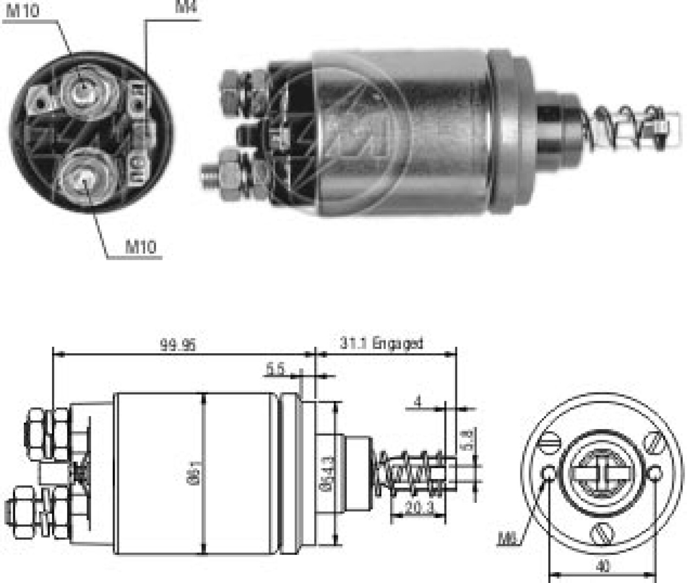 AUTOMATICO DE ARRANQUE - SISTEMA BOSCH 24V STEYR ZM 