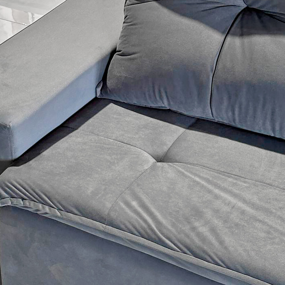 SILLON DAMASCO COMPLETO EXTENSIBLE COLOR TITANIO Sillon Damasco Completo Extensible Color Titanio