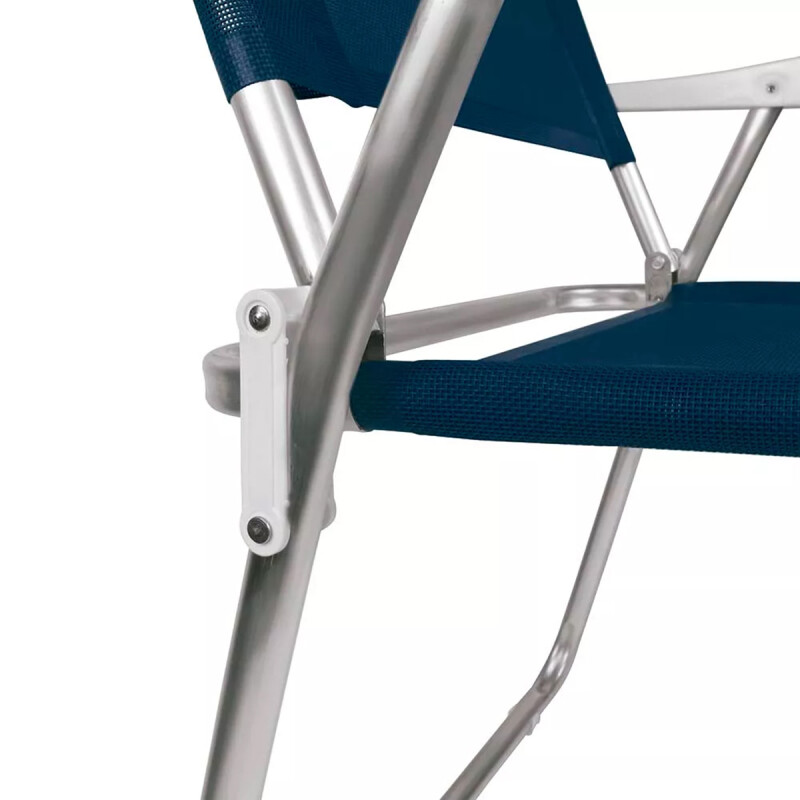 Set X 2 Sillas Master Plus Aluminio NEGRO