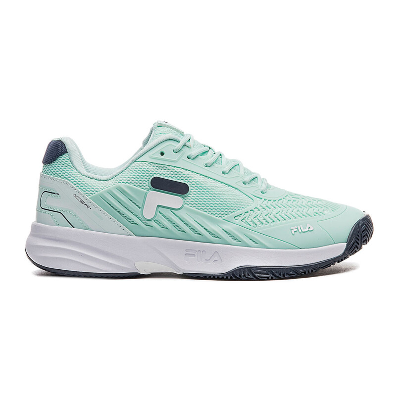 FILA Acer Champion de tenis para mujer - Aguamarina/Blanco Aguamarina-Blanco