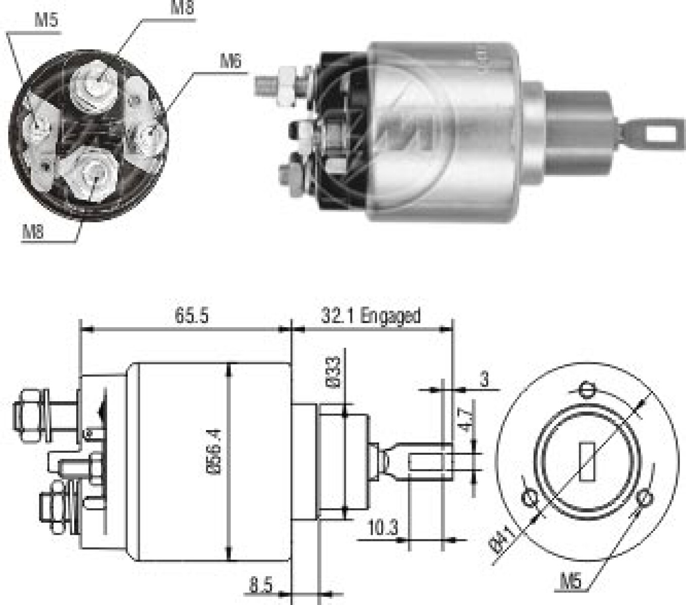 AUTOMATICO DE ARRANQUE BMW 316 318 520 750 850 BOSCH ZM 