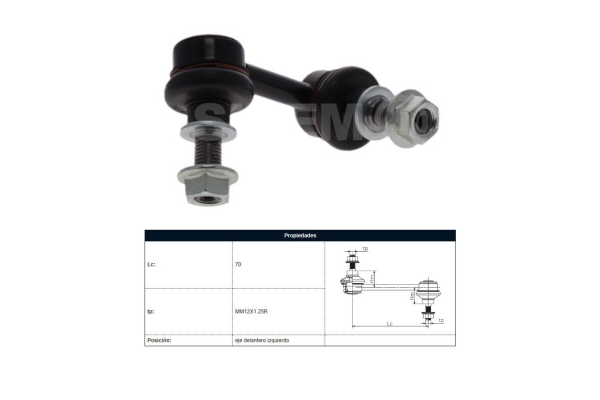 Bieleta Nissan D23 - Frontier - Np300 15-25 Izq Bieleta Nissan D23 - Frontier - Np300 15-25 Izq