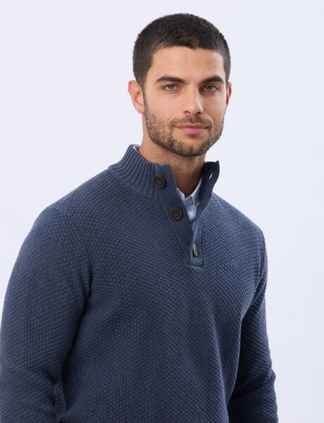 BUZO TEJIDO TEXTURADO Piedra