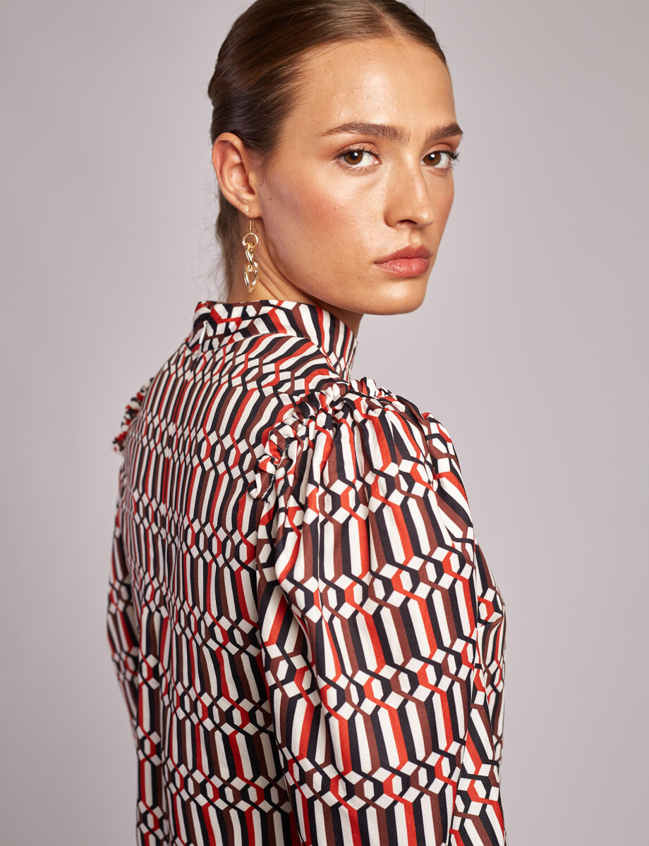 Blusa fantasia chocolate