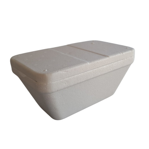 POTES RECTANGULARES BIOPEK PARA HELADOS CON TAPA 1/2 KG - 25 UDS Potes Rectangulares Biopek Para Helados Con Tapa 1/2 Kg - 25 Uds