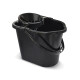 Balde con centrifugadora para mopa 14 lts NEGRO