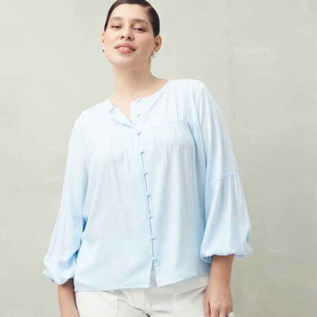CAMISA REBELLE Celeste