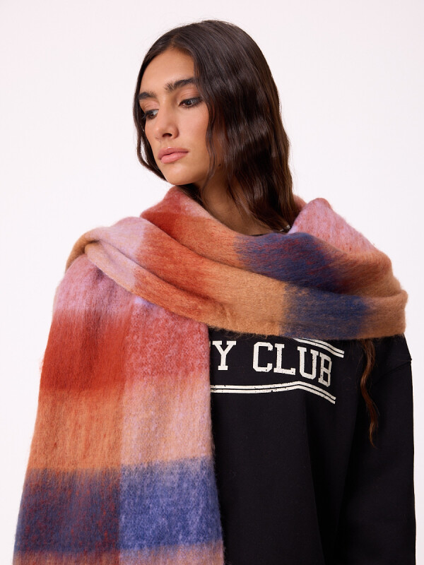 BUFANDA ZUNEA RUSTY Bordeaux