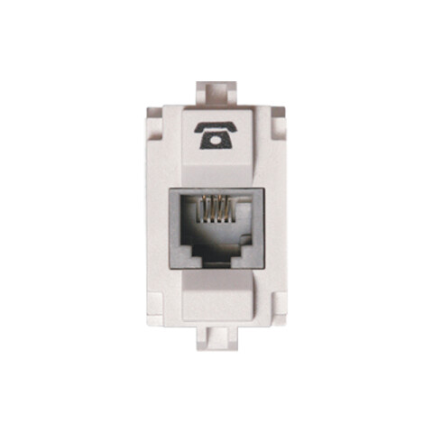 Módulo toma telefónico RJ11 - Visione blanco C53220