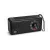 PARLANTE HF-F611 CON RADIO AM/FM BLUETOOTH USB RECARGABLE Negro