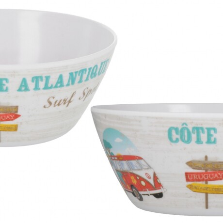 Bowl de melamina para ensalada Linea Cote Atlantique grande Bowl de melamina para ensalada Linea Cote Atlantique grande