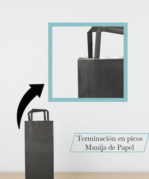 Bolsa 14x08x40 cm NEGRO