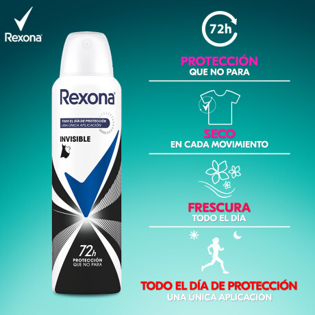 Desodorante Rexona Aerosol Invisible 150ml Desodorante Rexona Aerosol Invisible 150ml