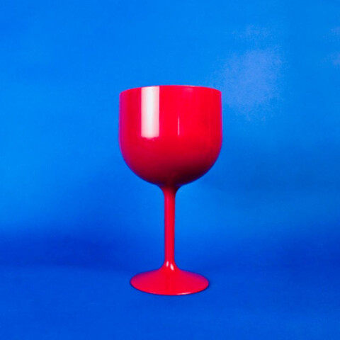 Copa De Plástico Roja