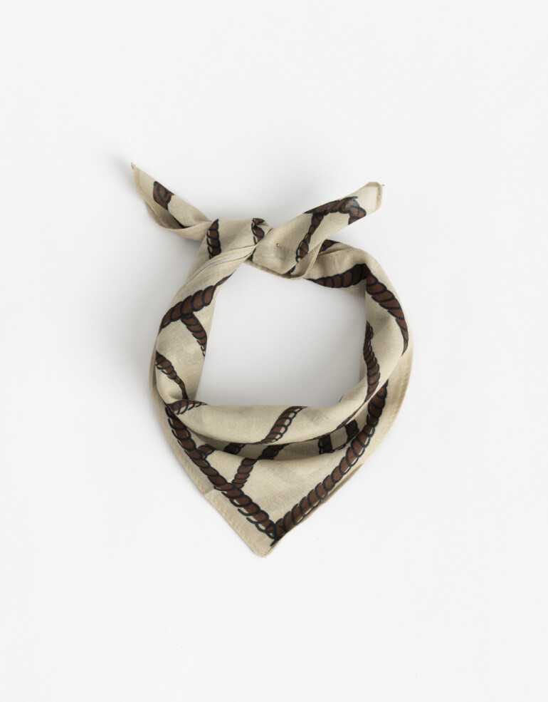 Pañuelos Raso Algodón Pañuelo De Algodón Orgánico - Combinacion Multicolor