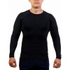 Remera Manga Larga para Hombre Fila Compress Skin Negra Remera Manga Larga para Hombre Fila Compress Skin Negra