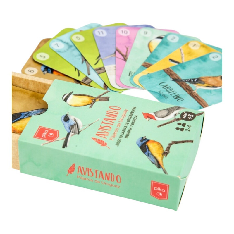 Juego de Cartas Avistando Pájaros Pika Juego de Cartas Avistando Pájaros Pika