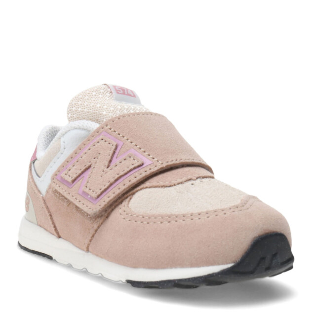 Championes Infantiles New Balance New B-574 Camel - Beige - Rosado