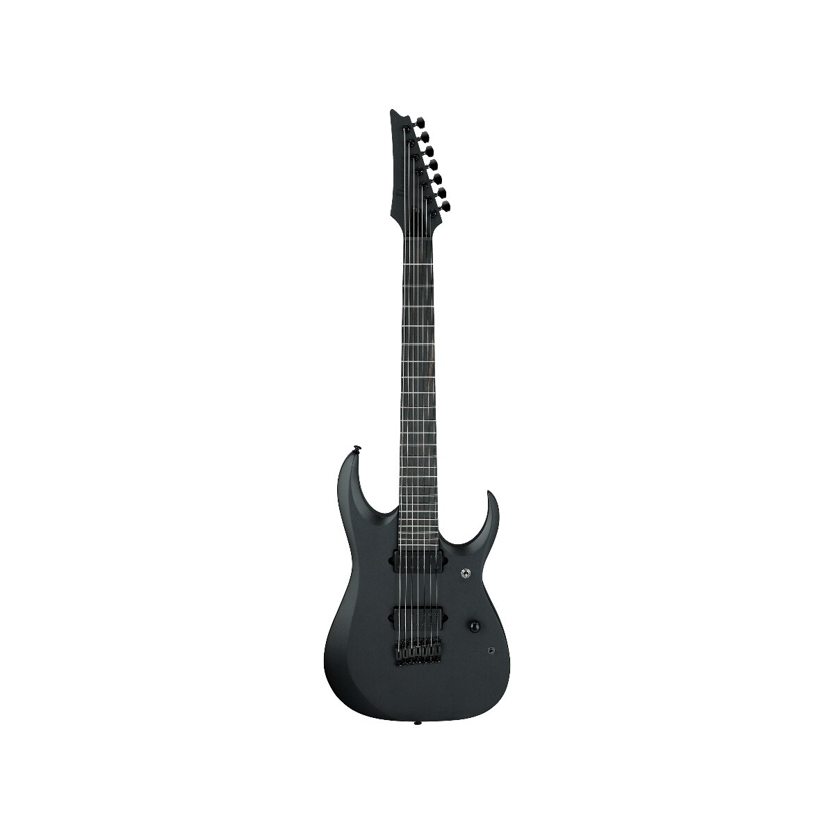 Guitarra Electrica Ibanez Rgdrb71-bkf Iron Label Black Flat 7st 