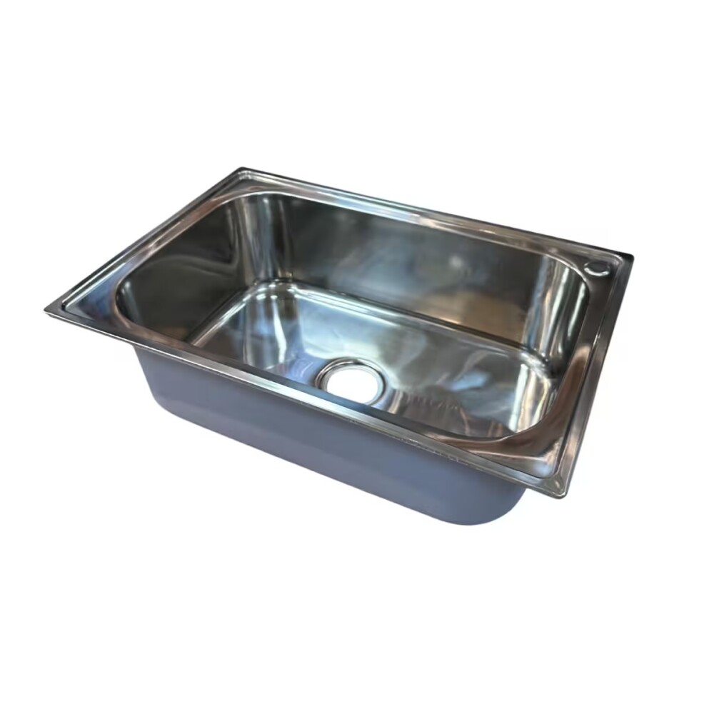 Pileta de cocina simple acero 73x50x22 cm Pileta De Cocina Simple Acero 73x50x22 Cm