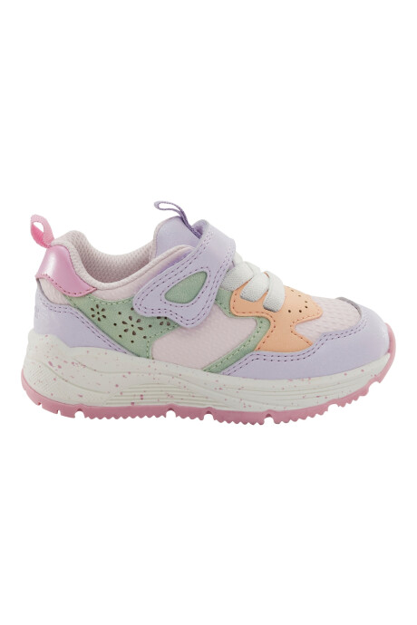 Championes casuales, diseño colorblock Sin color