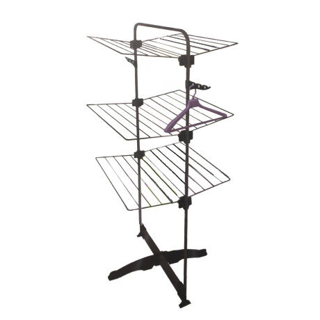 TENDER - TENDEDERO DE PIE PLEGABLE NEGRO SECALUX HASTA 15KG NEGRO