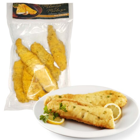 Milanesa De Merluza a La Romana 500g Milanesa De Merluza a La Romana 500g