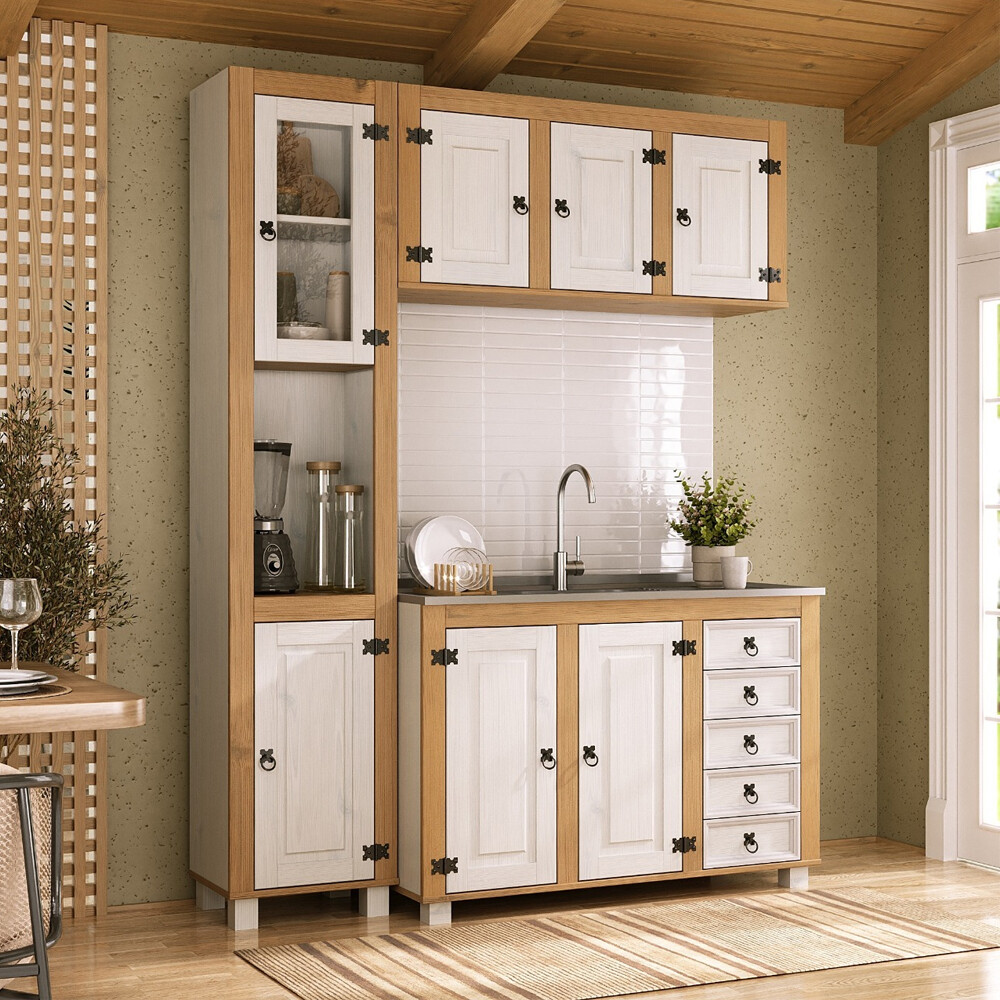 Bajo Mesada Madera Maciza Aparador Mueble De Cocina Bajo Mesada Madera Maciza Aparador Mueble De Cocina